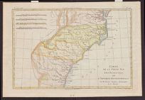 Carte de la partie sud des Etats Unis de l'Amérique septentrionale par M. Bonne
